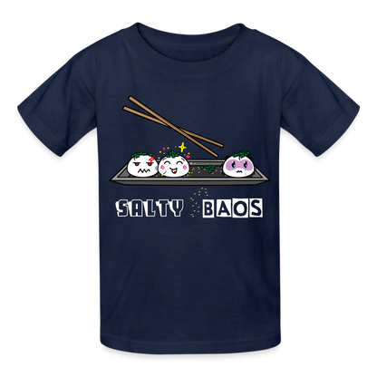 Salty Baos Gildan Ultra Cotton Youth T-Shirt - navy