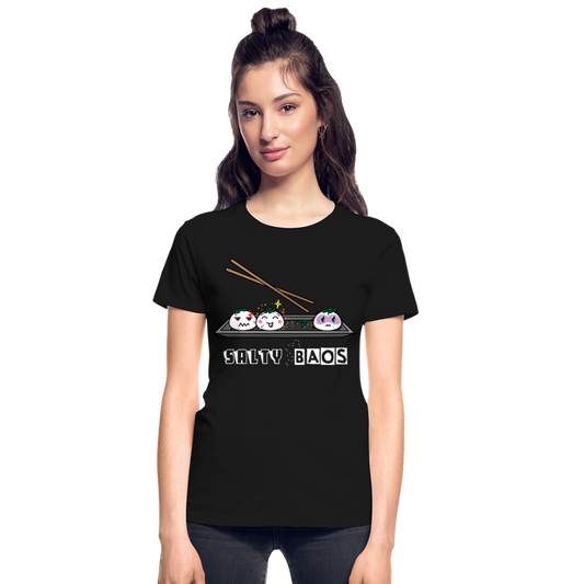 Salty Baos Gildan Ultra Cotton Ladies T-Shirt - black